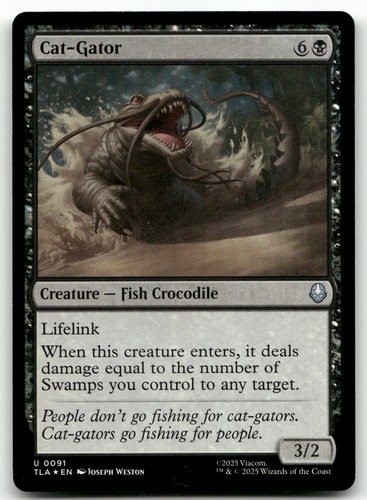 Cat gator - #91, (foil)