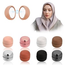 8 Paires Hijab Aimant Ronde