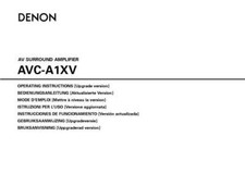 Denon AVC-A1XV Receiver