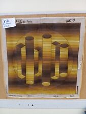 Tapisserie à tisser point lancé Patrice ALLART "ILOT" (vendue sans laines)