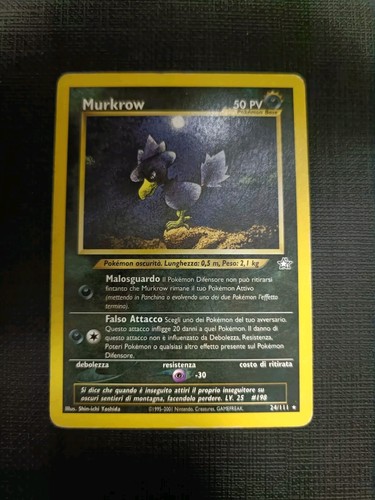 Carte pokémon murkrow neo - pokémon,