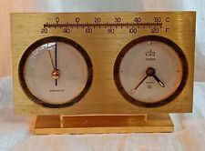 Ancien Réveil baromètre thermomètre Jaeger recital 8 Swiss made Old Clock
