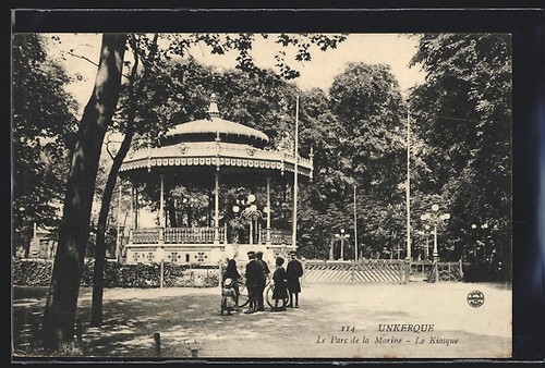 Cpa dunkerque parc - parc, la
