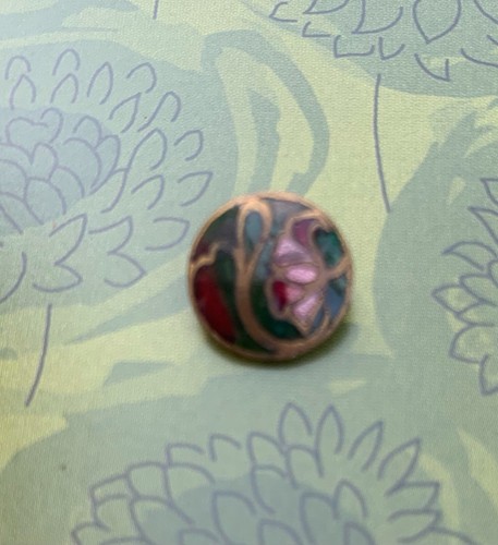 Bouton art nouveau - , email