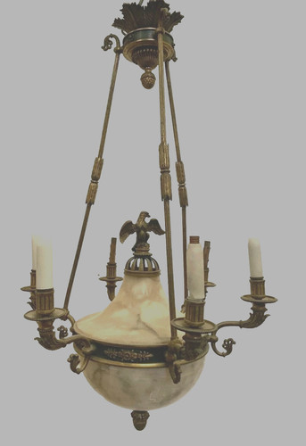 Lustre boule style empire - style,