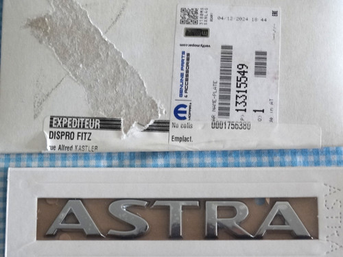 Astra emblème coffre - astra,