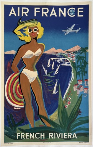 Affiche originale air france - originale,