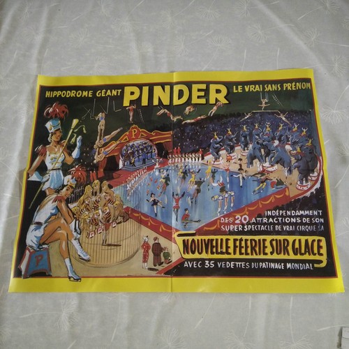 Affiche reproduction cirque - affiche,