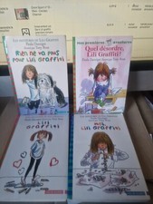 livres enfant Lot De 4 Lili graffiti  premiers romans  folio cadet
