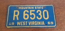 plaque immatriculation américaine Virginie West Virginia american license plate