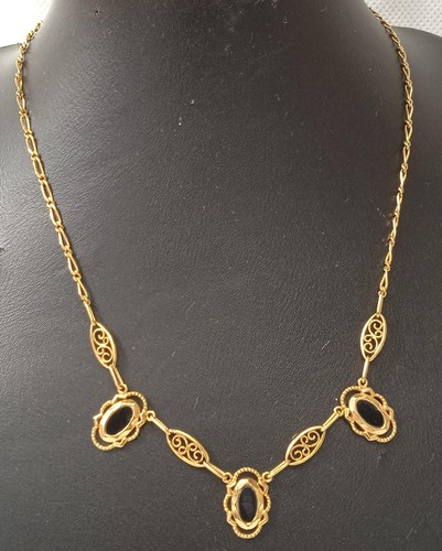 Collier laminé carats - or,