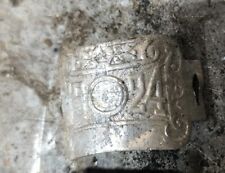 * plaque fiscale 1924 velo moto ancien collection aluminium