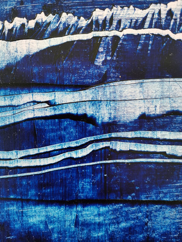 Huile sur carton/abstrait
