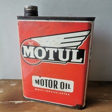 Ancien Bidon d'huile Motul /