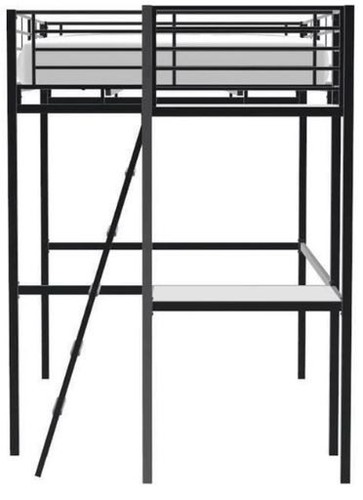 Lit mezzanine 140x190 - , métal