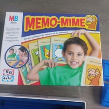 jeu de société Memo Mime MB complet 2004 Hasbro 