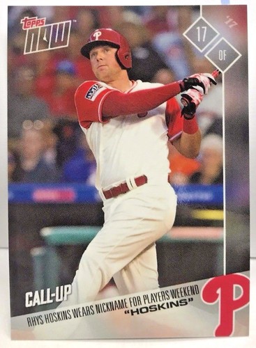 Rhys hoskins 2017 topps now - 2017,