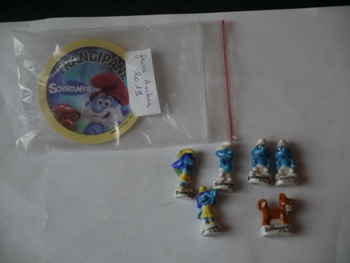 Lot fèves schtroumpfs - de,