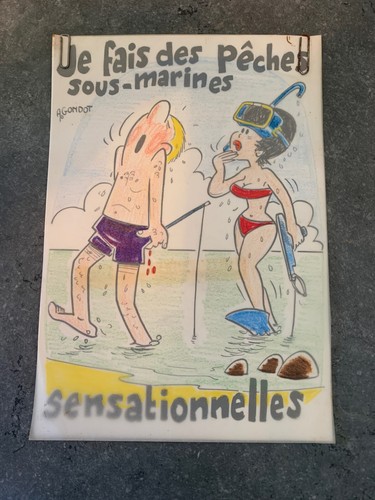 Dessin presse original - dessin, de