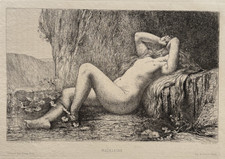 Madeleine GRAVURE Eau Forte