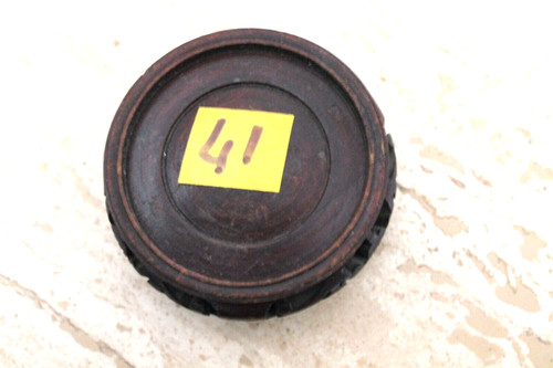 Socle bois sculpté vase lampe - sculpté,