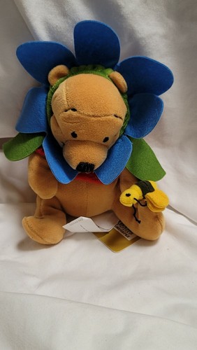 Japan disney pooh blue flower - disney,