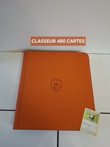 Classeur binder orange pour