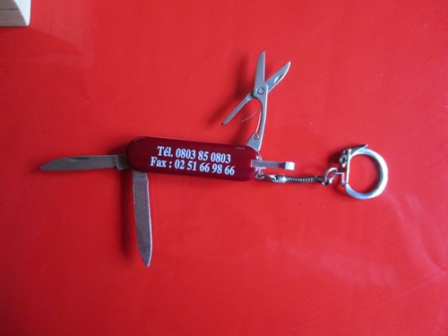 Porte cle couteau publicitaire - cle,