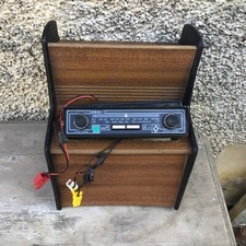 Console caisson + autoradio Renault vintage. Pièces d’origine.