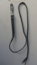 Fouet cuir ?  tressé 1m 95cm