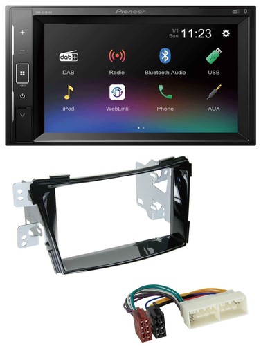 Pioneer dab mp3 2din - 2din, bluetooth