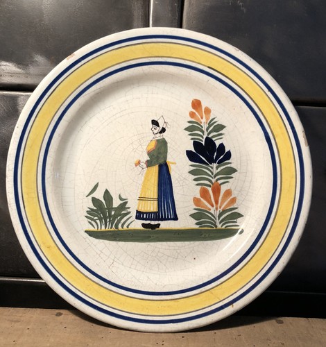 Assiette céramique quimper - assiette, de