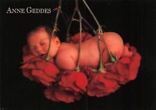 Carte Postale - Anne - GEDDES - Bébé sur lit de roses