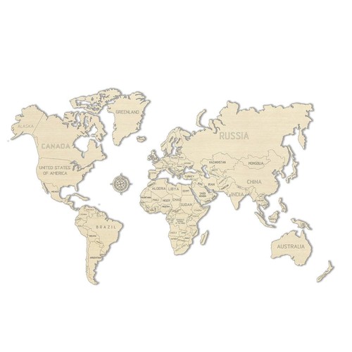 Wooden city world map - wooden.city,