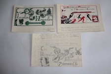 Dessin Projet couverture Magasine SNCF Les nouvelles Mensuelles 1968 (61239)