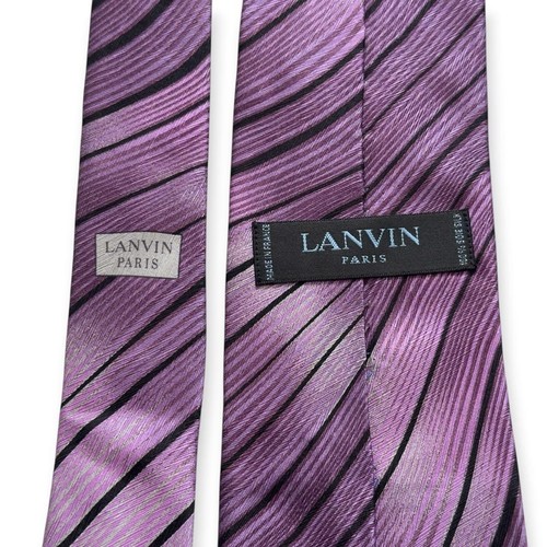 Cravate soie violette - cravate, en