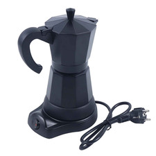 Cafetière électrique Moka 300 ml en aluminium avec base séparée 220V EU Plug