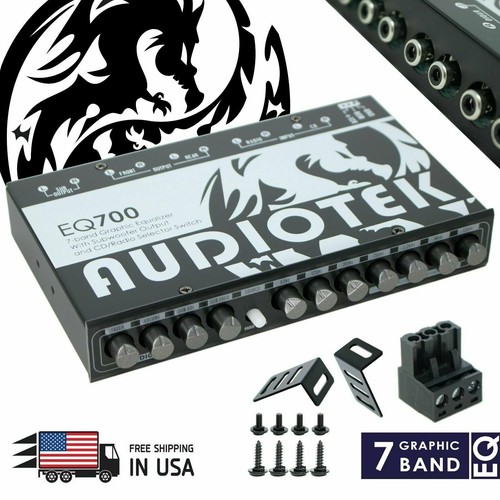 Audiotek eq700 din 7 band - eq700,