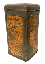 Ancienne Boîte Publicitaire en Tôle Chocolat poulain