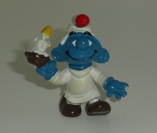 Schtroumpf SCHLEICH = BOUGIE - PETIT GERVAIS - PUBLICITAIRE (Smurf Puffi)