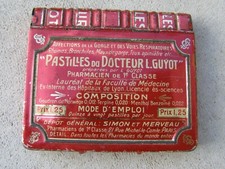 ANCIENNE BOITE  PASTILLES du