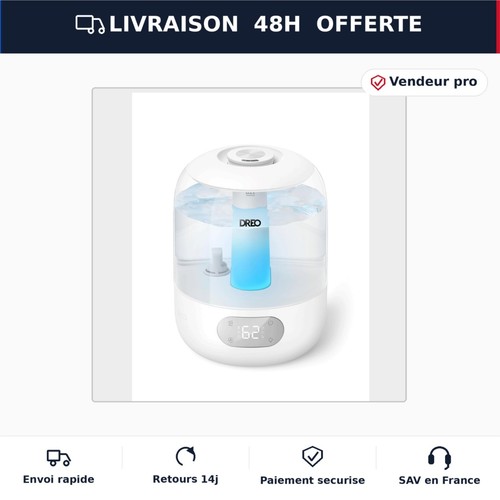 Dreo humidificateur - dreo, 3l