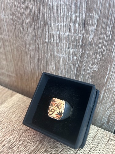 Chevalière homme argent avec