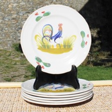 Ensemble de 6 assiettes à