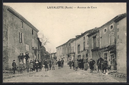 Cpa lavalette aude avenue de - lavalette, /aude,