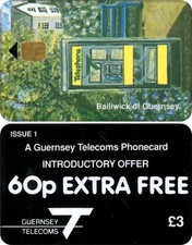 BELLE TELECARTE GUERNESEY /