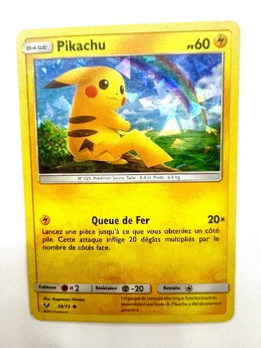 Carte pokemon pikachu - pikachu, pixel