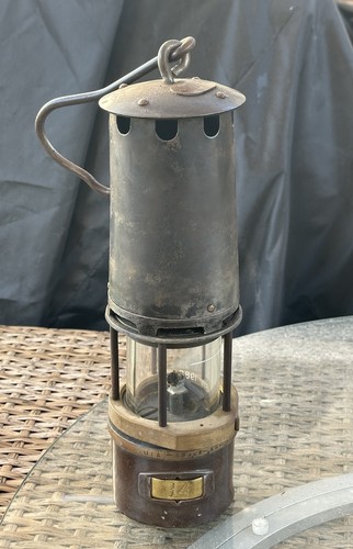 Ancienne lampe mineur - ancienne,