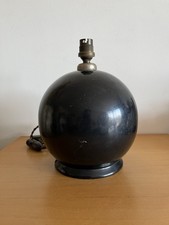 PIED DE LAMPE Boule Céramique  SLOVAQUIE Art Déco 1930