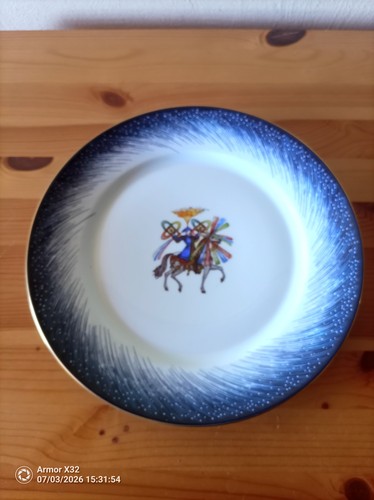 Assiette plate hermes - plate, cm